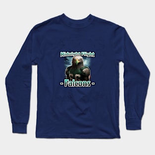 Midnight Flight Falcons Long Sleeve T-Shirt